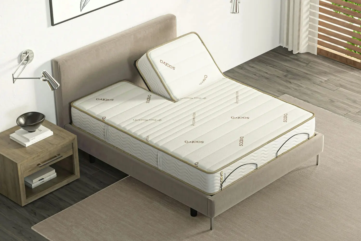 Top view of Zenhaven Latex Mattress